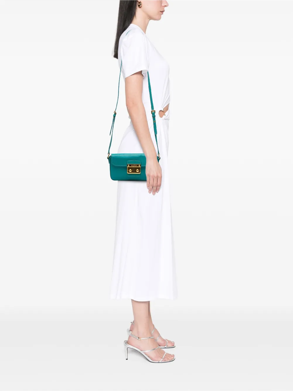 Miu Miu Pre-Owned 2010-2025 Goatskin Madras crossbody bag | Pre-Owned | Image 2