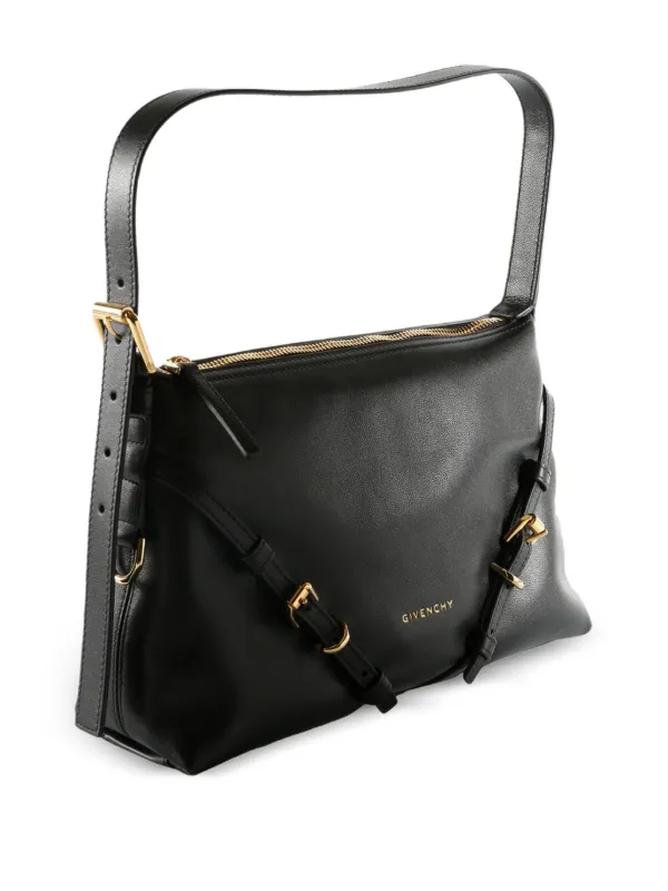 Givenchy ヴォワイユー レザーショルダーバッグ ミニ | ブラック