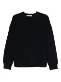 6397 ribbed crew-neck sweater - Blue