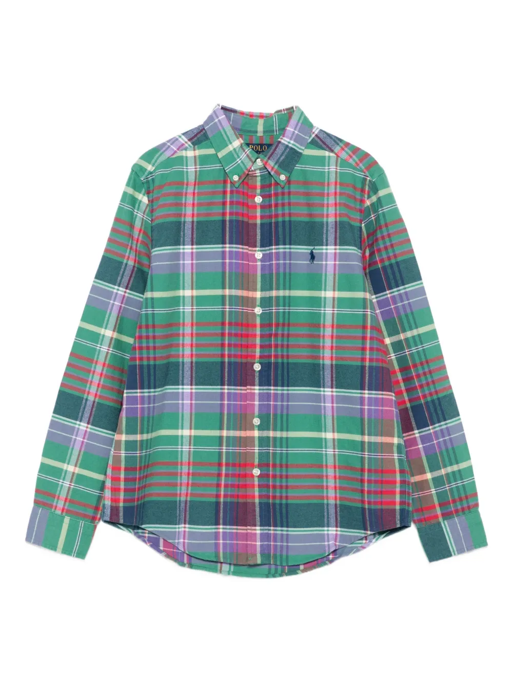 POLO RALPH LAUREN KIDS plaid shirt | Green | Image 1