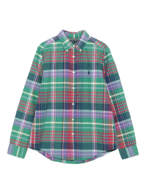 POLO RALPH LAUREN KIDS skotskternet skjorte