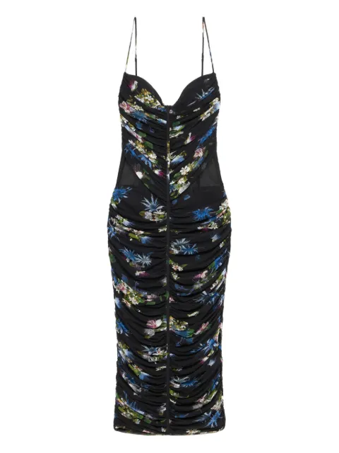 Blumarine floral-print midi dress