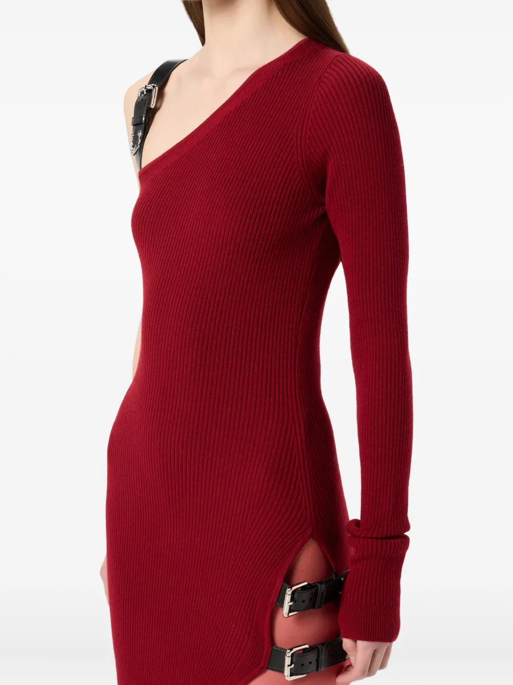 Blumarine Jurk met gespdetail Rood