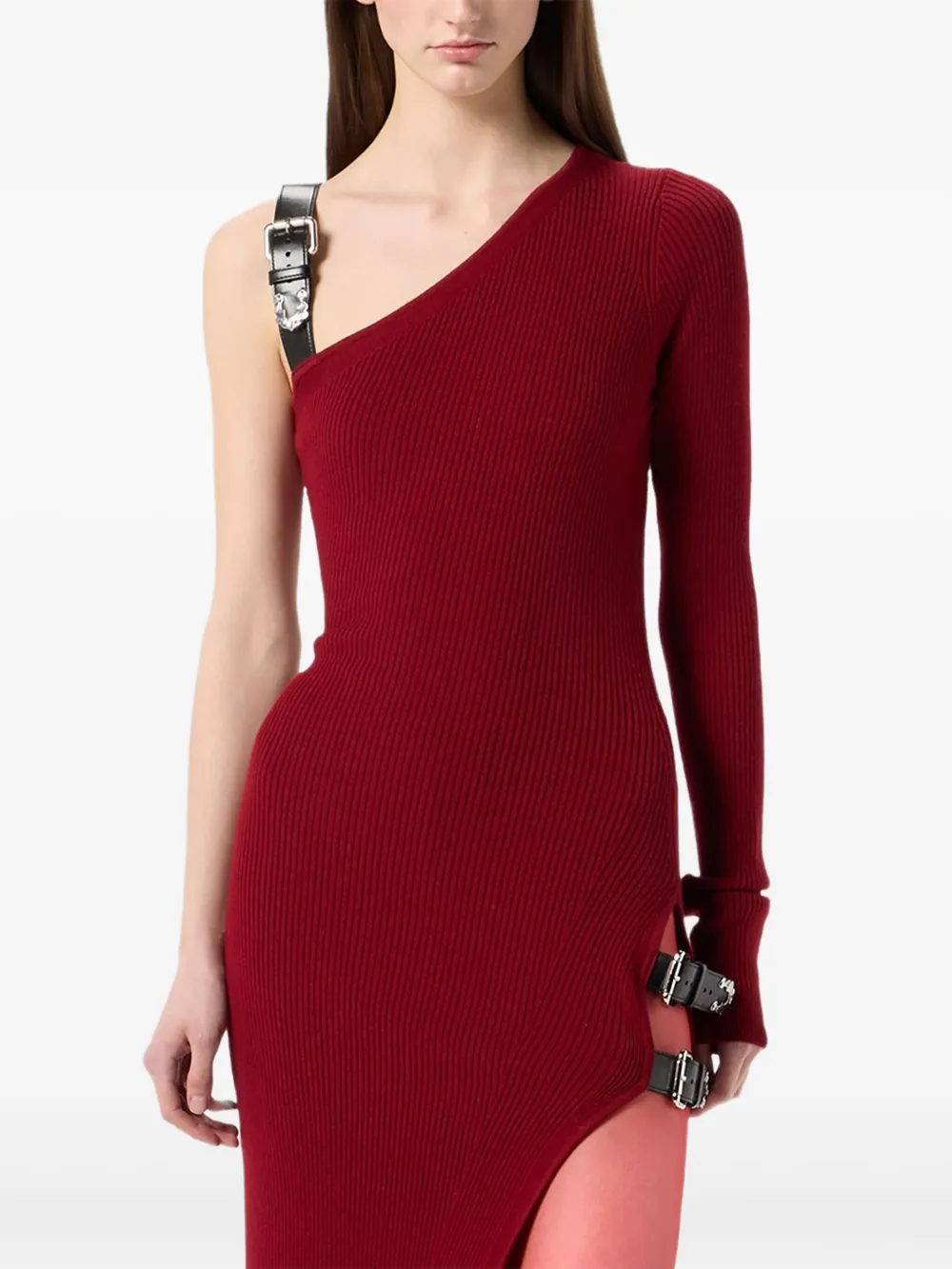 Blumarine Jurk met gespdetail Rood
