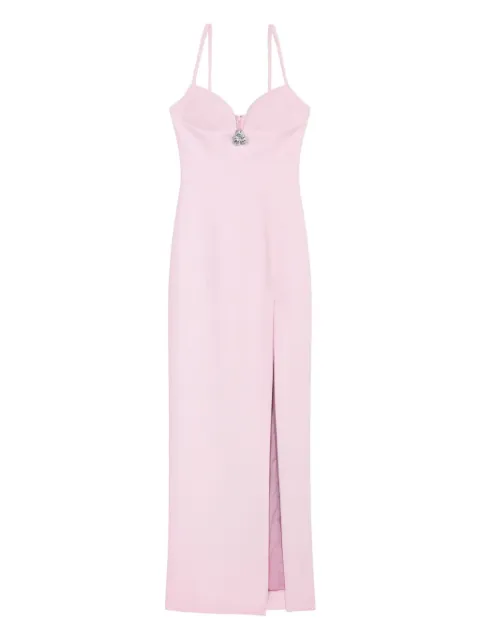 Blumarine crystal-embellished maxi dress