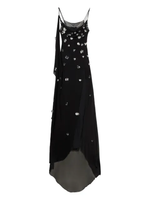 Blumarine vestido largo con detalles