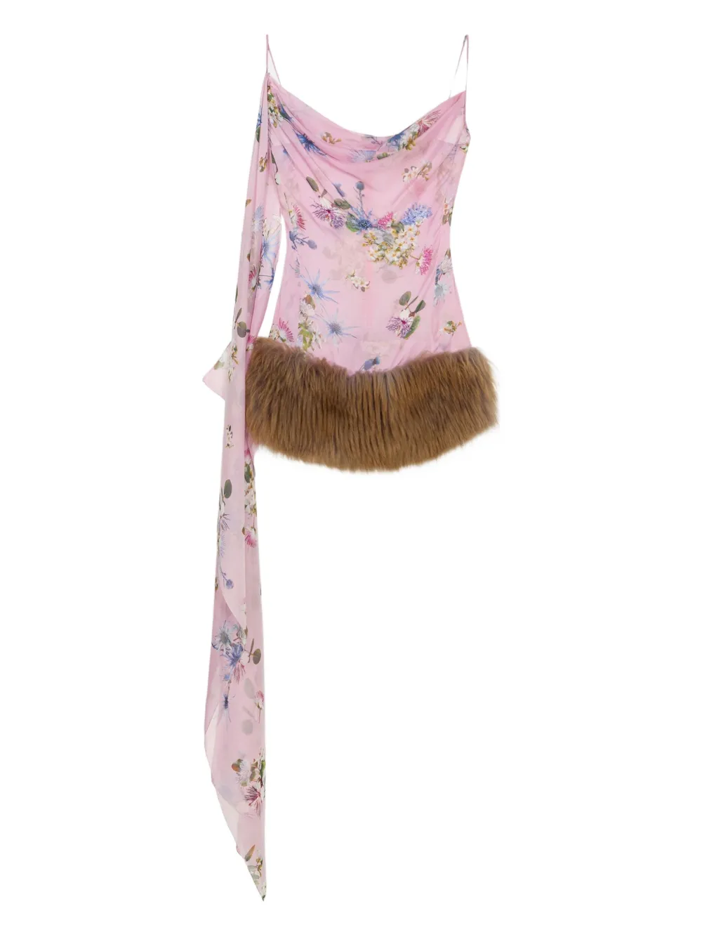 Blumarine floral-print mini dress | Pink | Image 1