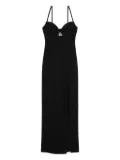Blumarine crystal-embellished maxi dress - Black