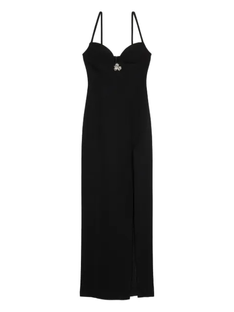 Blumarine crystal-embellished maxi dress