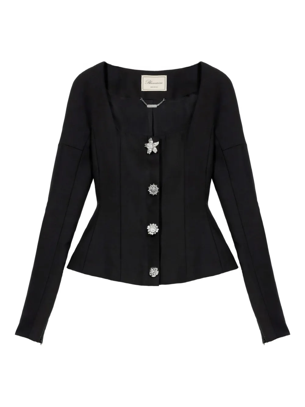 Blumarine peplum jacket | Black | Image 1
