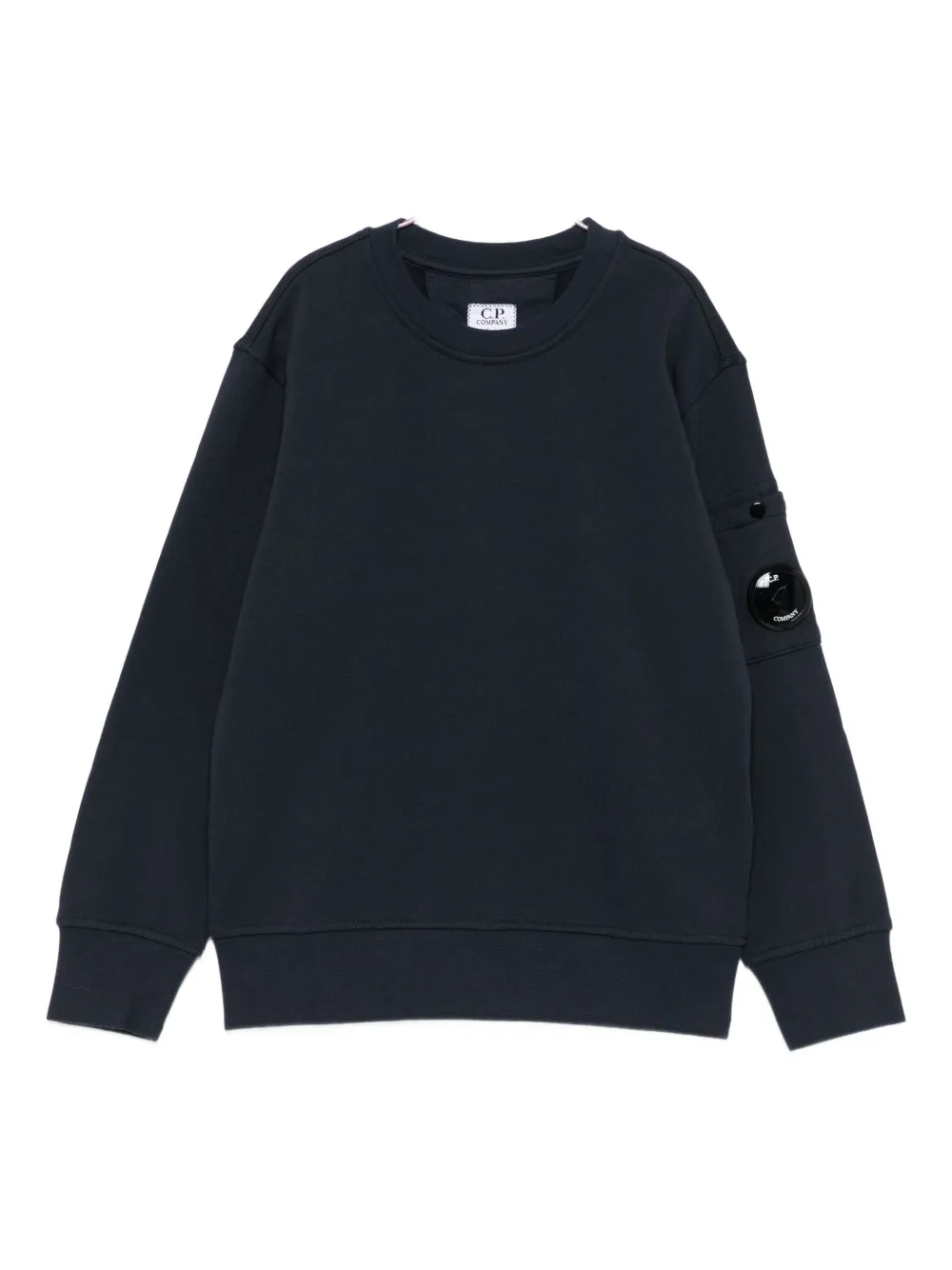 C.p. Company Kids' Lens-pocket Sweatshirt In Blue