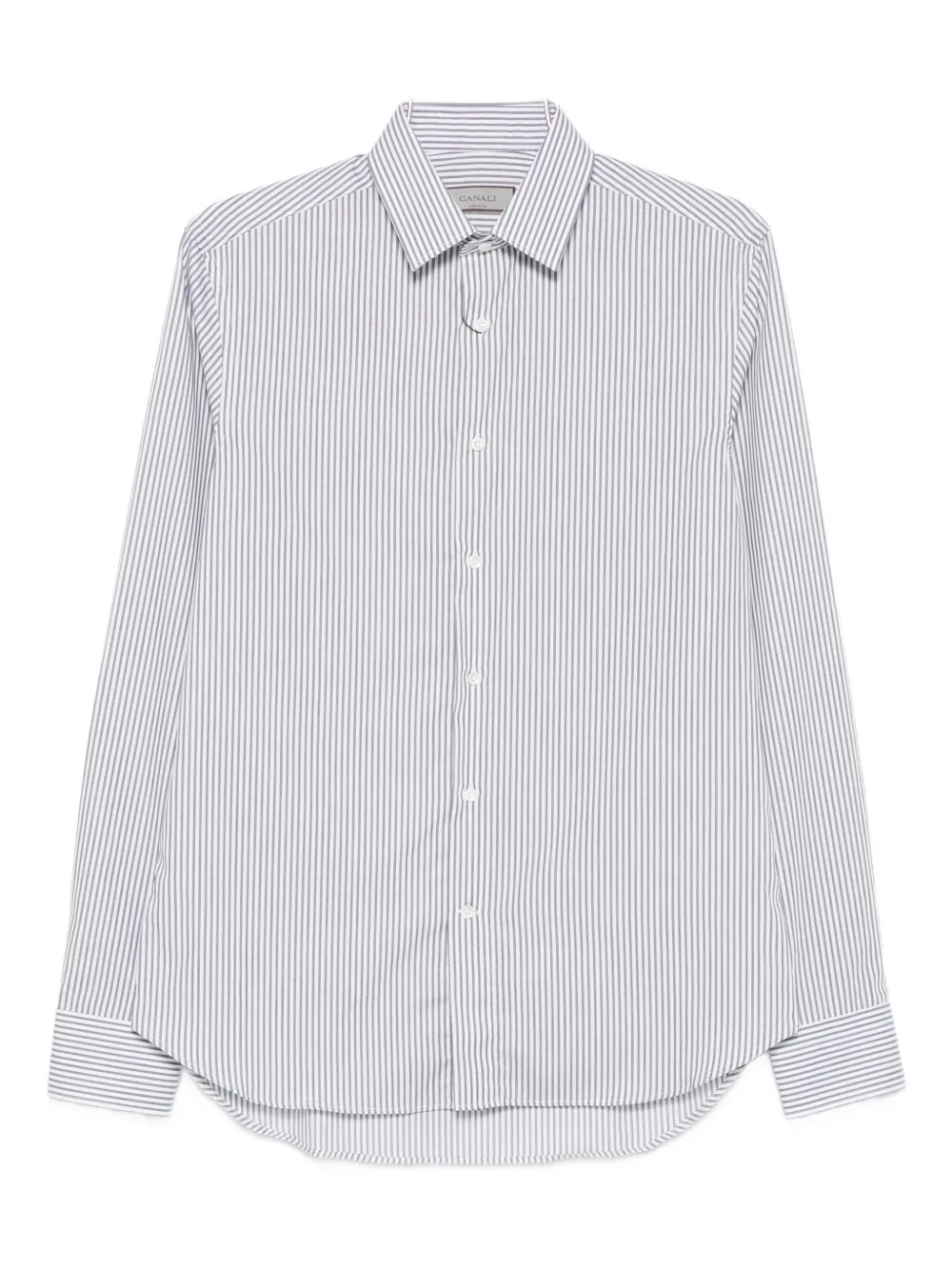 Canali striped long-sleeve shirt | Blue | Image 1