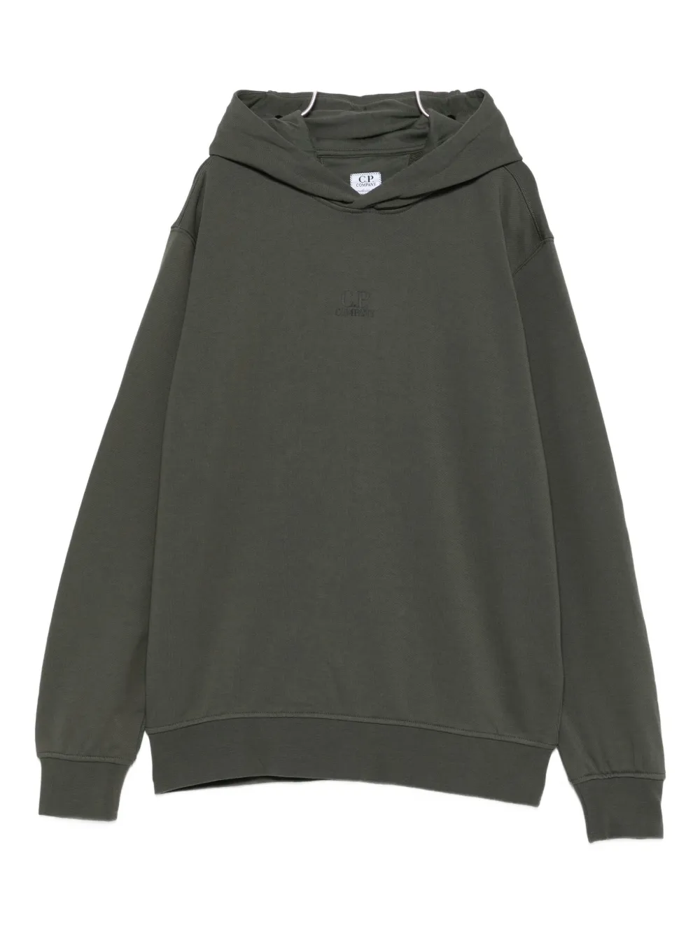 C.p. Company Kids' Goggle-detail Hooded Top In Green