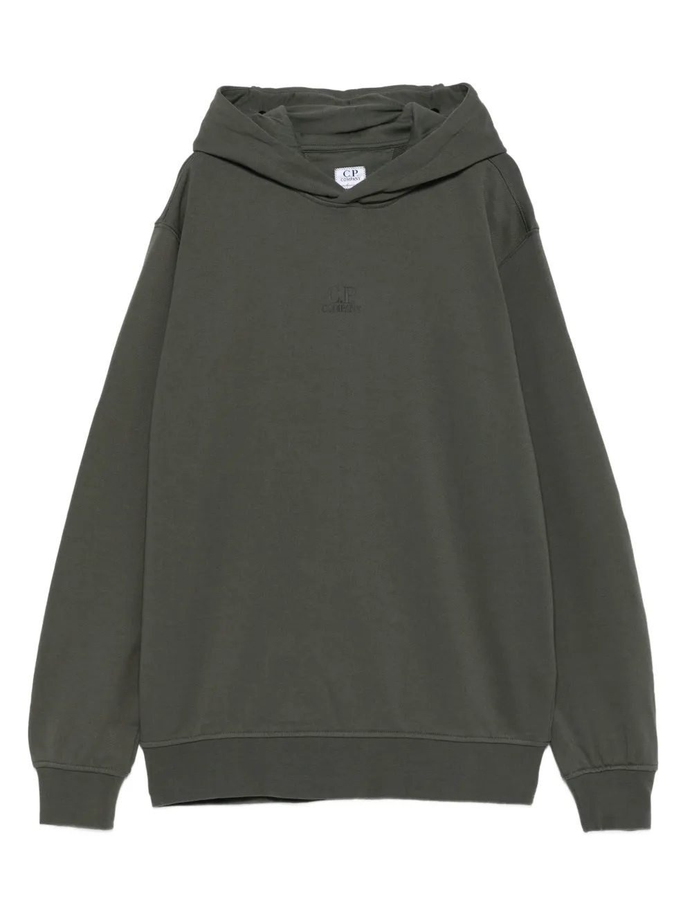C.P. Company Kids goggle-detail hooded top | Green | Image 1