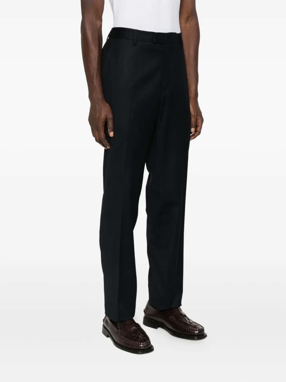 Maurizio Baldassari Front-pleat Pants In Blue
