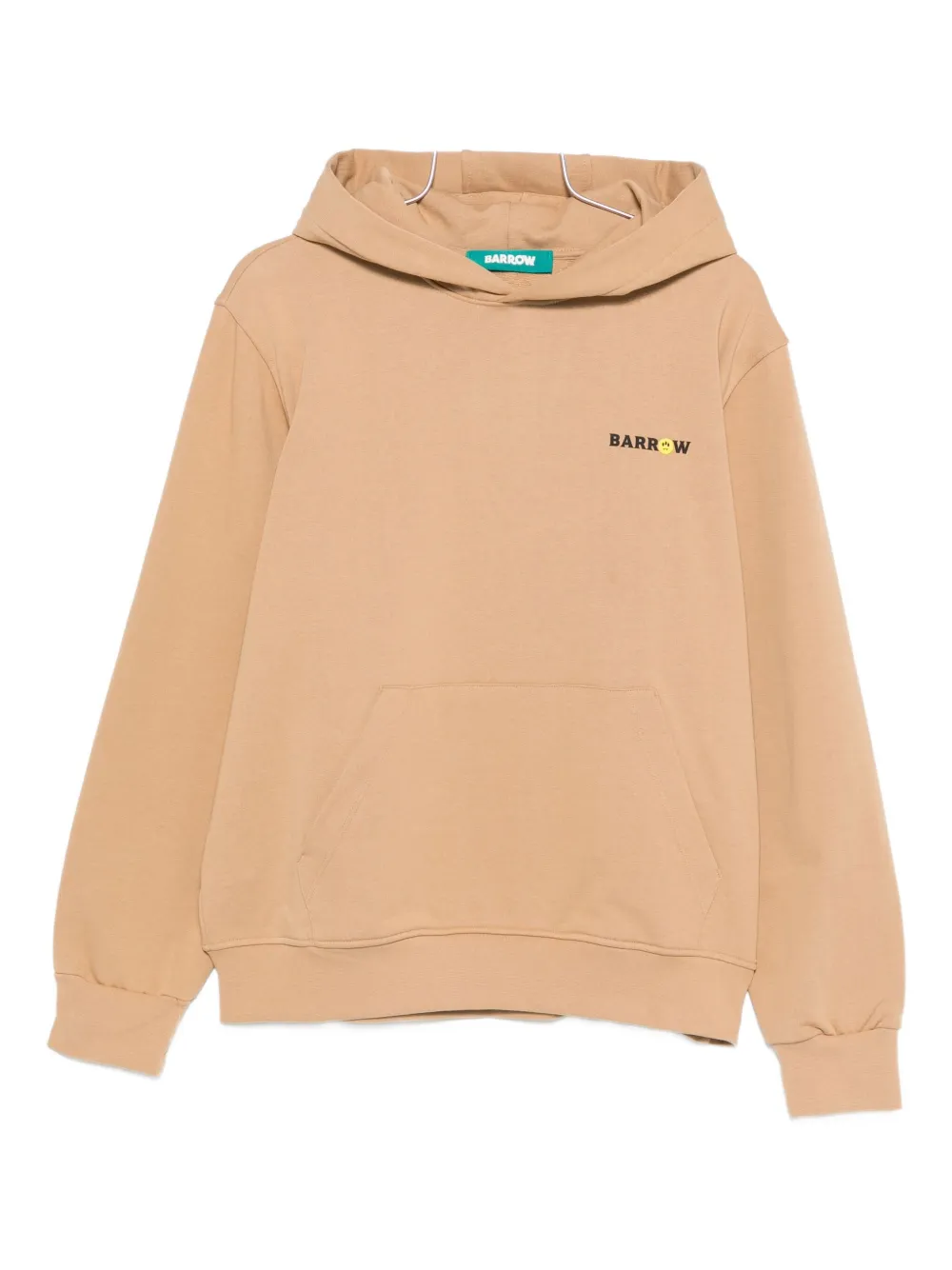Barrow Unisex Hooded Sweatshirt Back Graphic Print In Gold