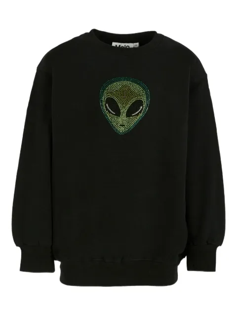 Molo alien-head embellished sweatshirt