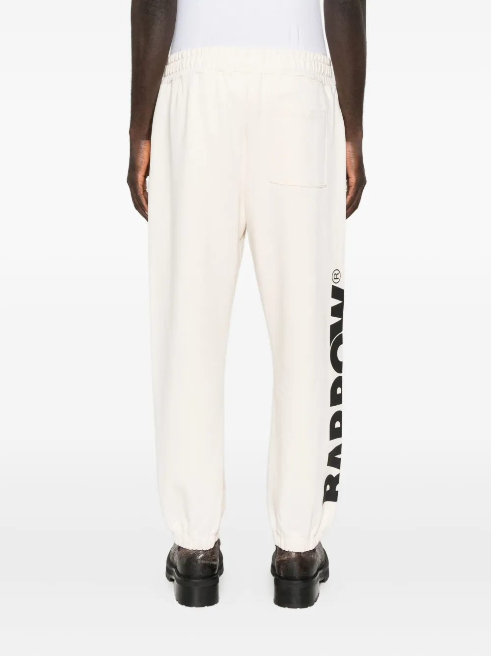 Barrow Logo-print Trackpants In Neutral
