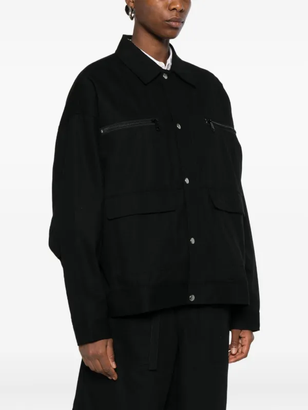ジャケット・アウター ttttPRADA 6397 ジップポケット ジャケット | ブラック | FARFETCH JP