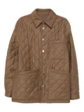 Ferragamo quilted diamond-pattern jacket - Neutrals