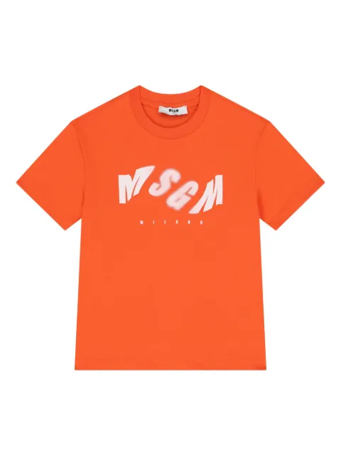 MSGM Kids logo-print T-shirt