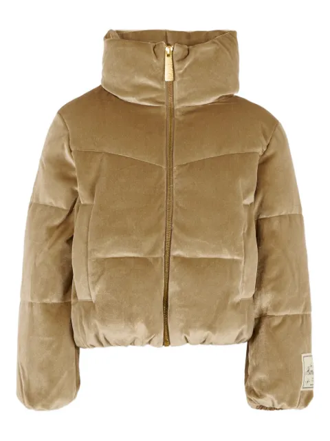 Molo velvet quilted puffer jacket