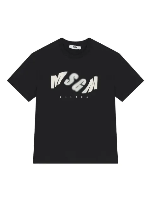 MSGM Kids logo-print T-shirt