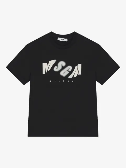 MSGM Kids logo-print T-shirt