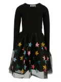 Molo sequin-star tulle dress - Black