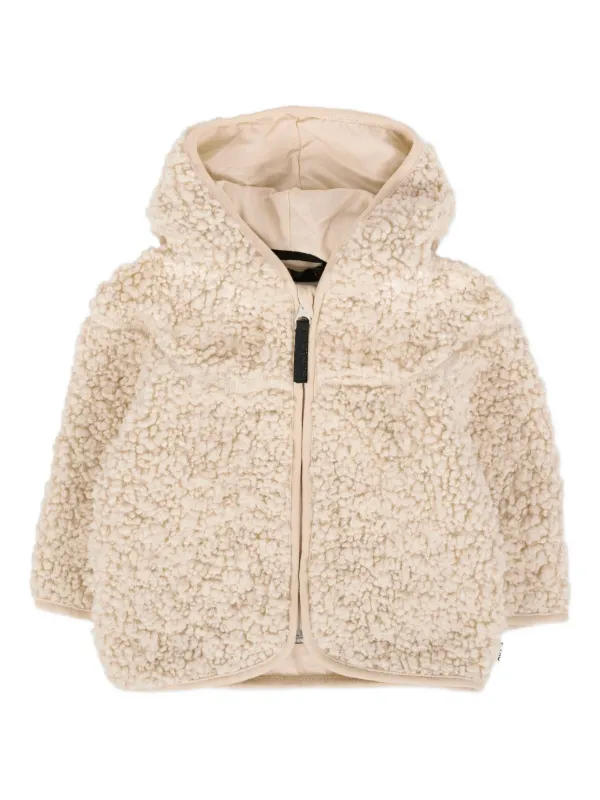 Molo teddy-bear hooded coat