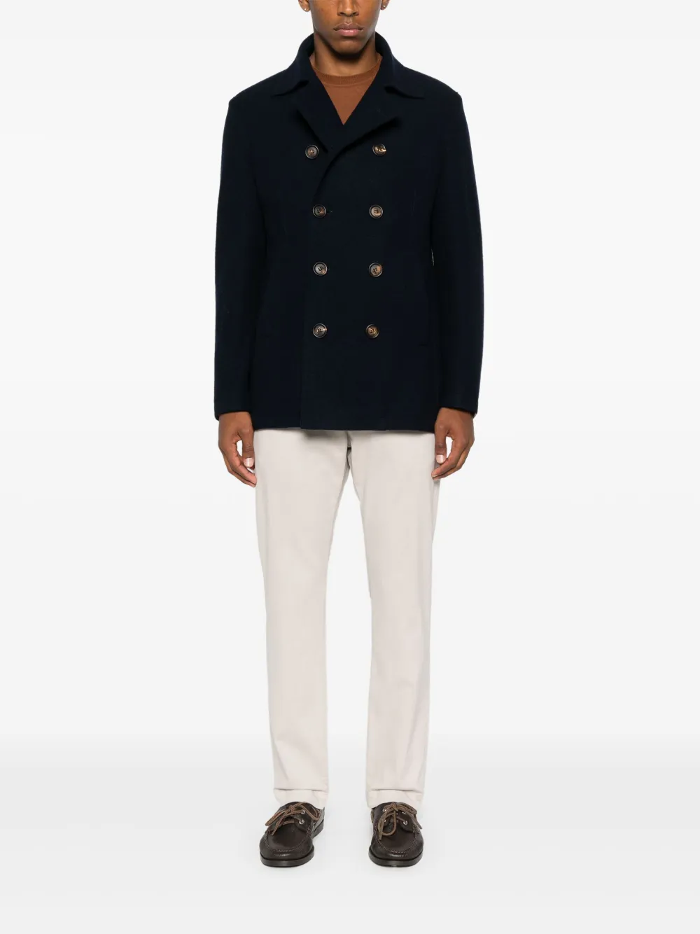 Jacob Cohën Broek met knoopsluiting - Beige