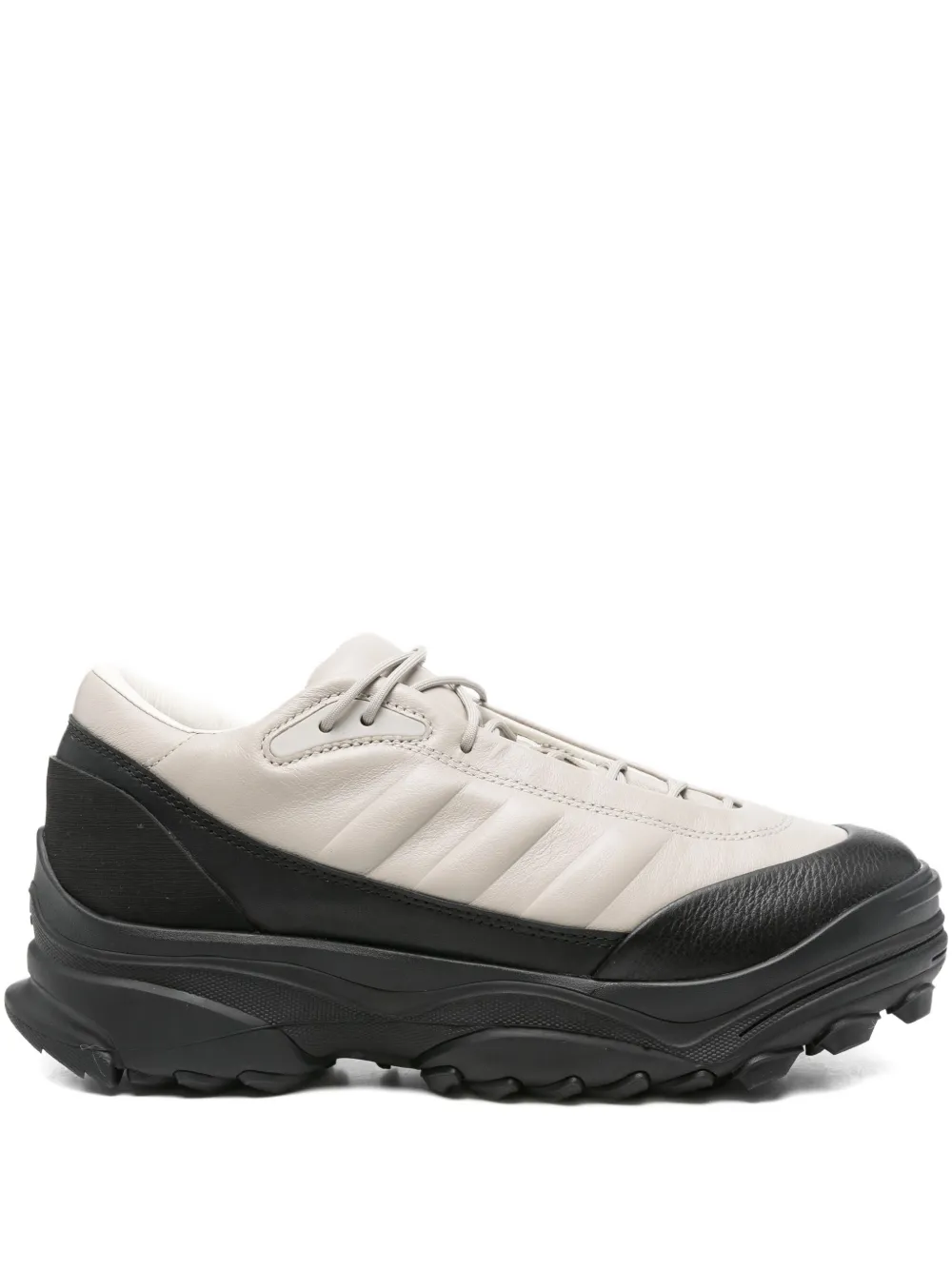 Y-3 GSG9 leather lace-ip sneakers Neutrals