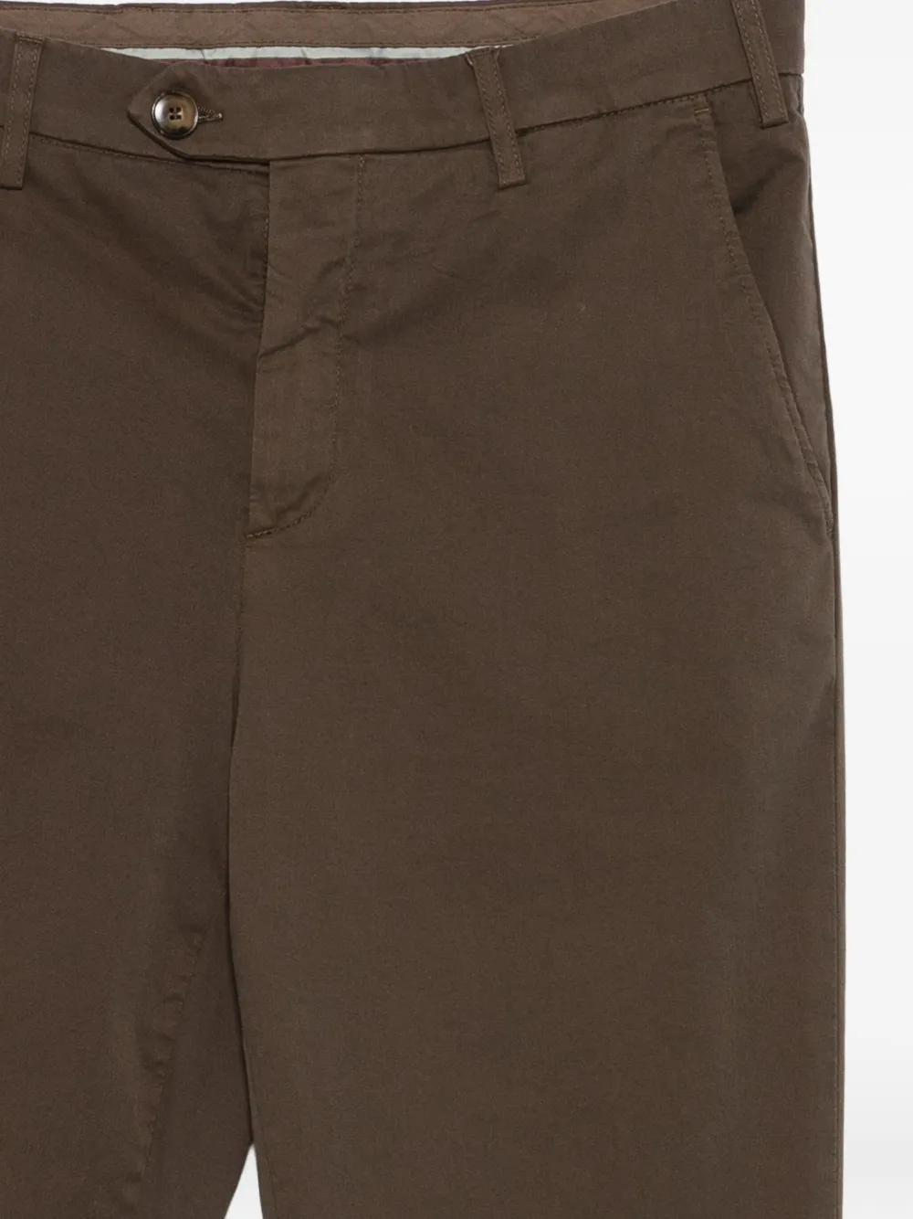 Canali Straight broek Bruin