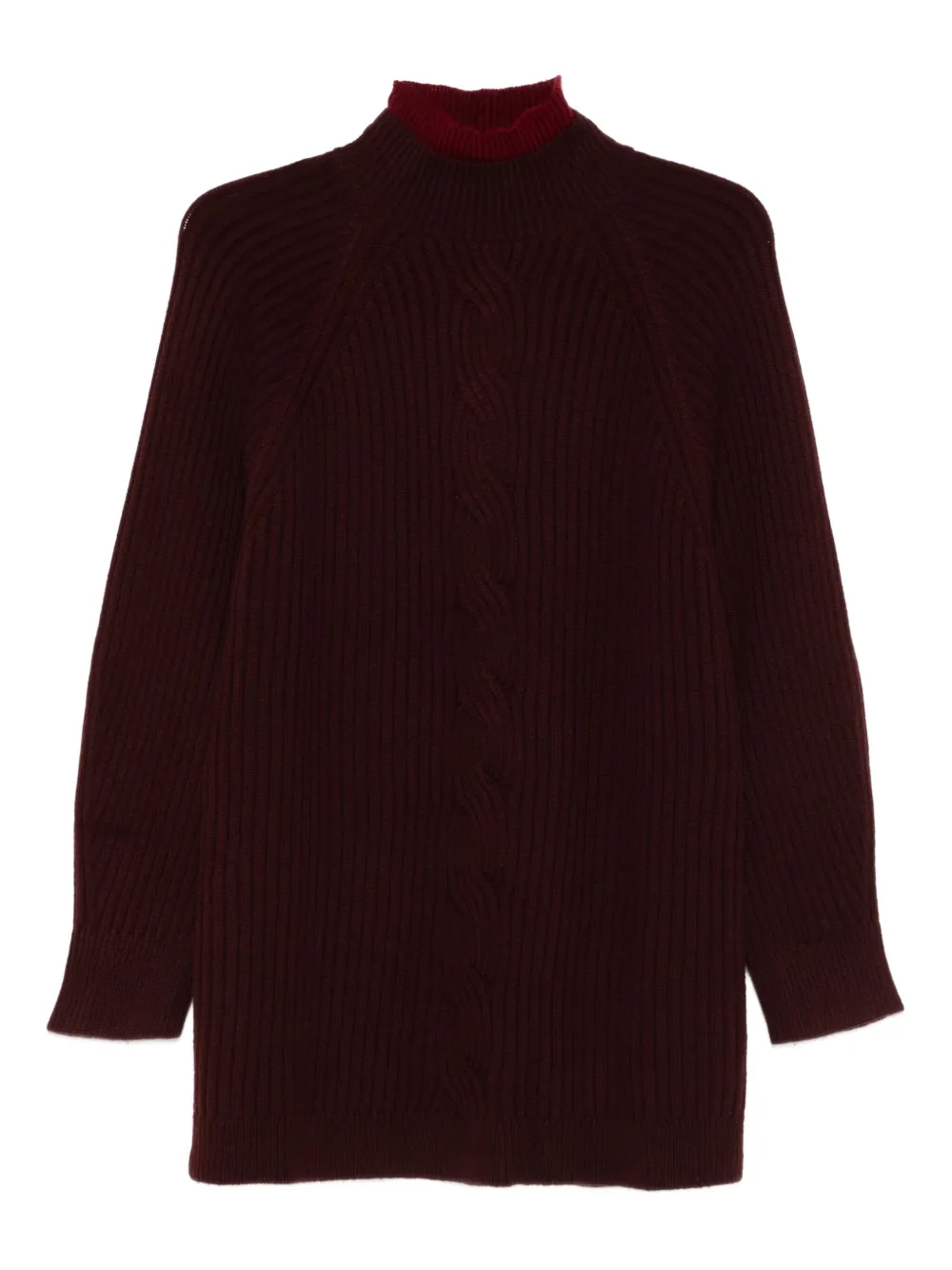 Max Mara pull en maille torsadée | rouge | Image 1