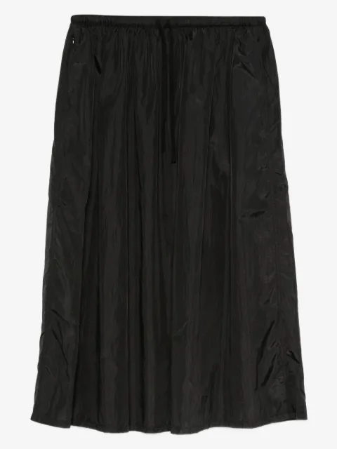 6397 drawstring elastic-waist skirt