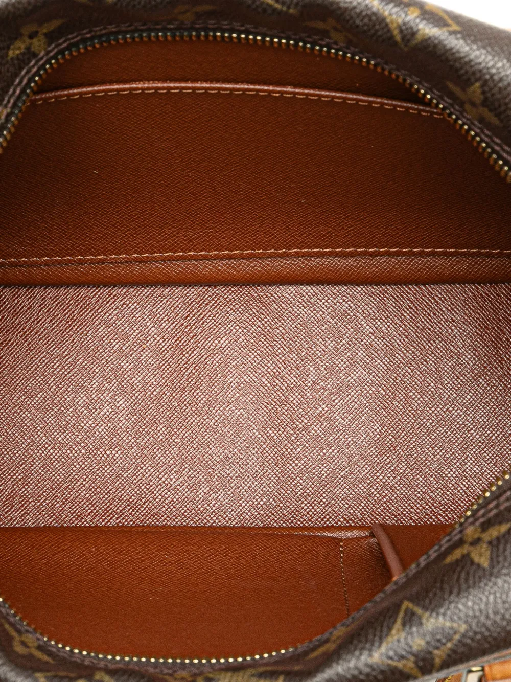 Pre-owned Louis Vuitton 2003 Monogram Cite Mm Shoulder Bag In Brown