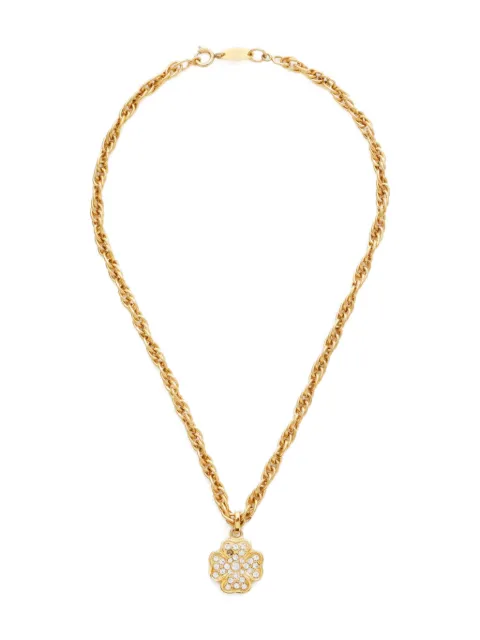 CHANEL Pre-Owned 1970-1980 Camellia necklace