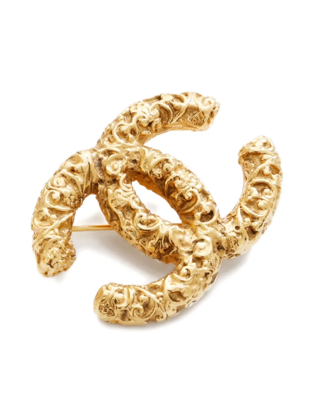 CHANEL Pre-Owned 1993 CC Mark lava brooch | Image 2
