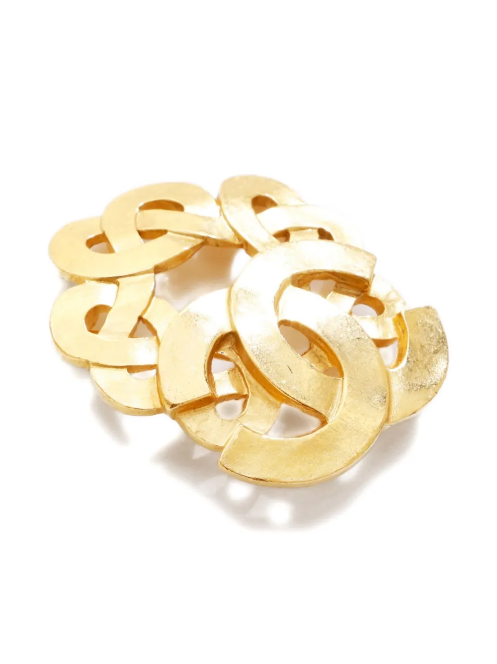 CHANEL Pre-Owned 1970-1980s CC Mark brooch | Image 2