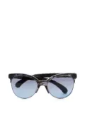 CHANEL Pre-Owned 2000s denim-detail sunglasses - Blue