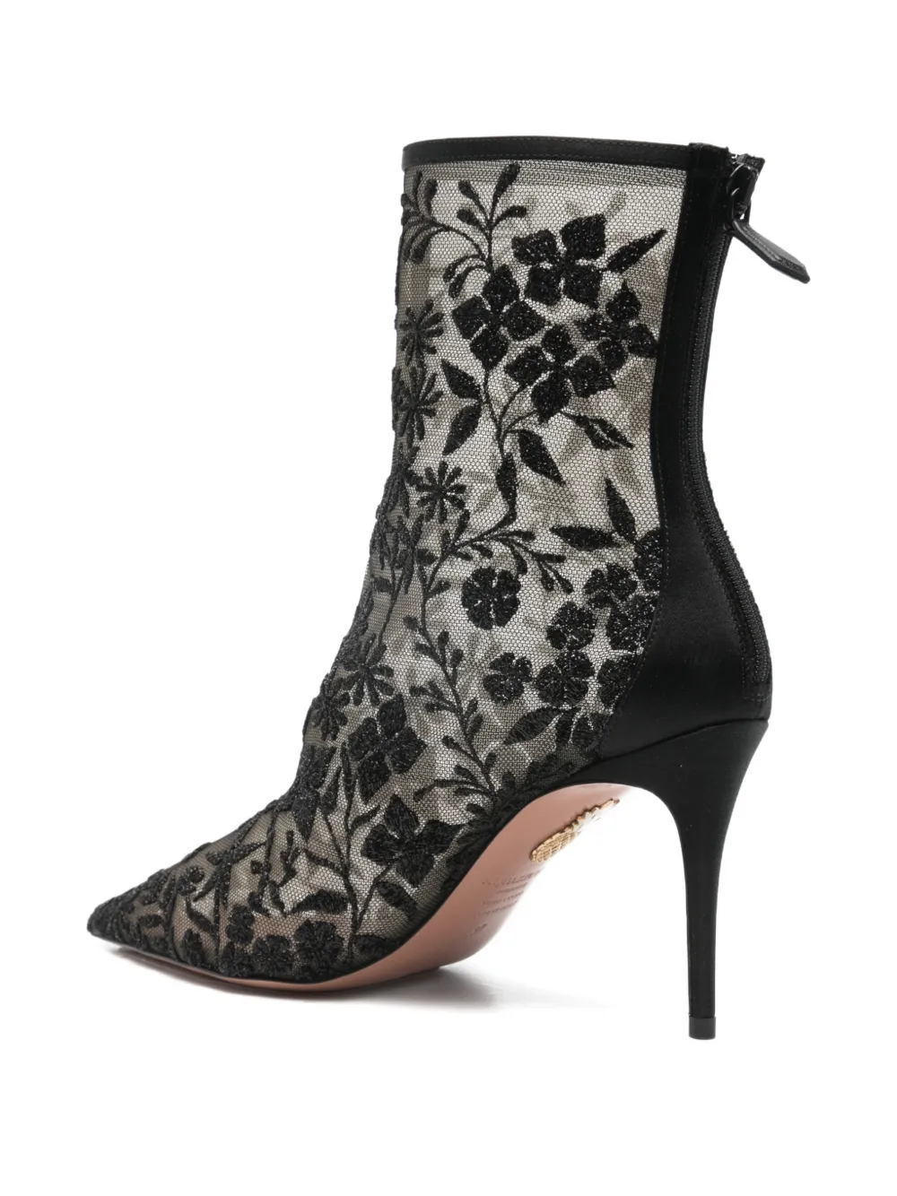 Aquazzura Mon Amour boots Zwart