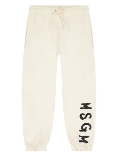 MSGM Kids logo-print track pants 