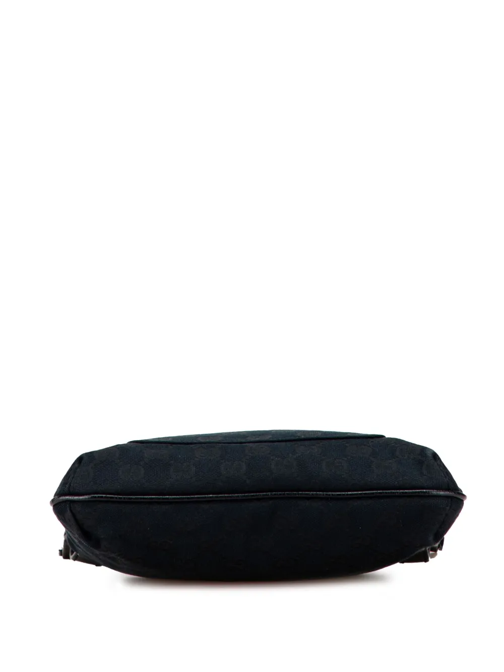 Pre-owned Gucci 2000-2015 Gg Canvas Crossbody Bag In Black