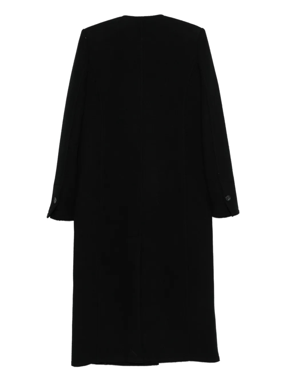 N°21 Double-breasted Buttoned Coat In Black