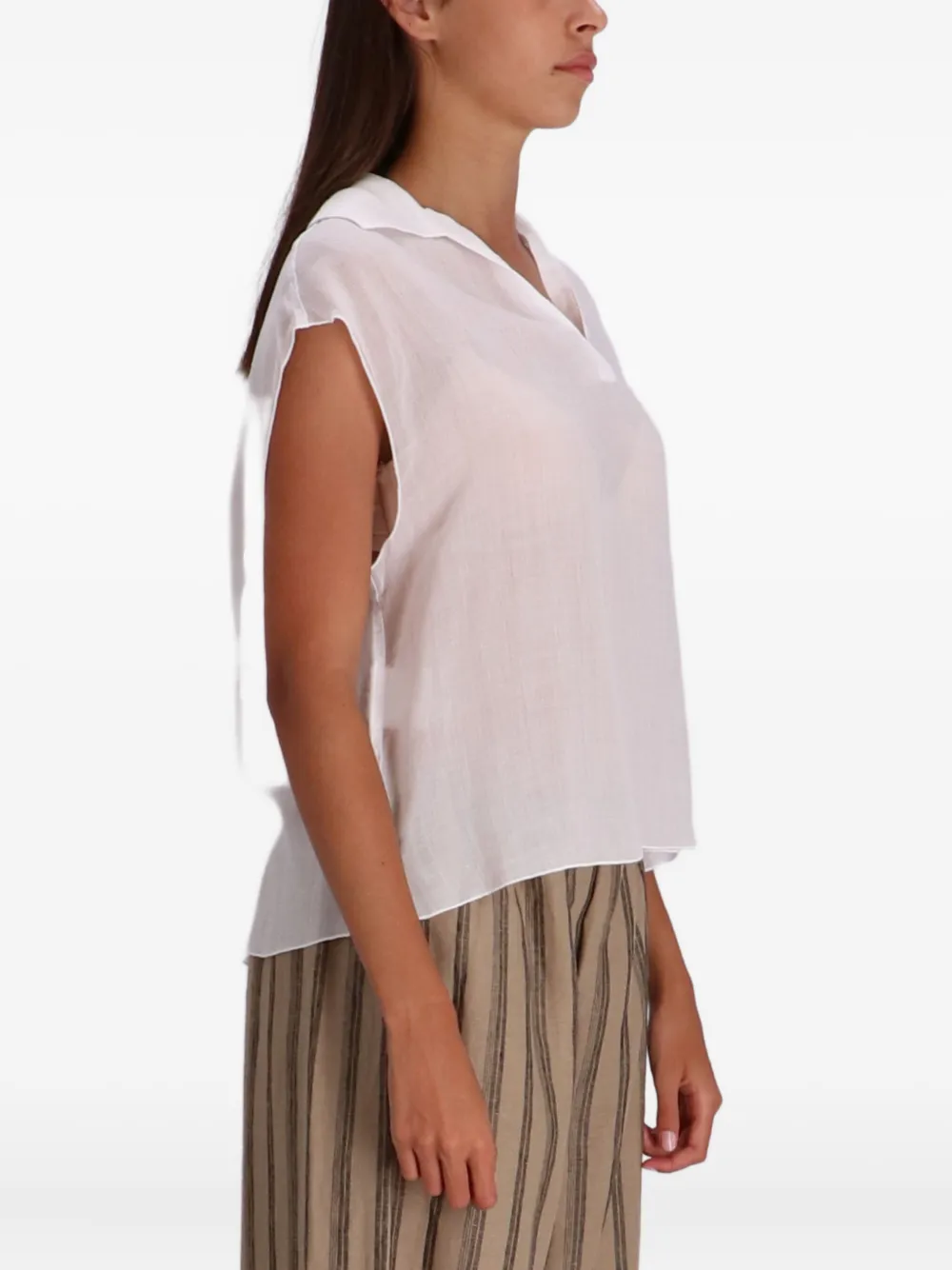 Devotion Dogma mouwloze blouse Wit