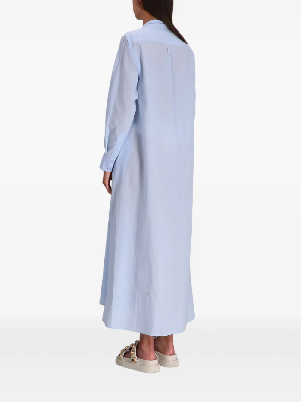 Benaras By Citrus Fish-embroidery Shirt Dress In Multi