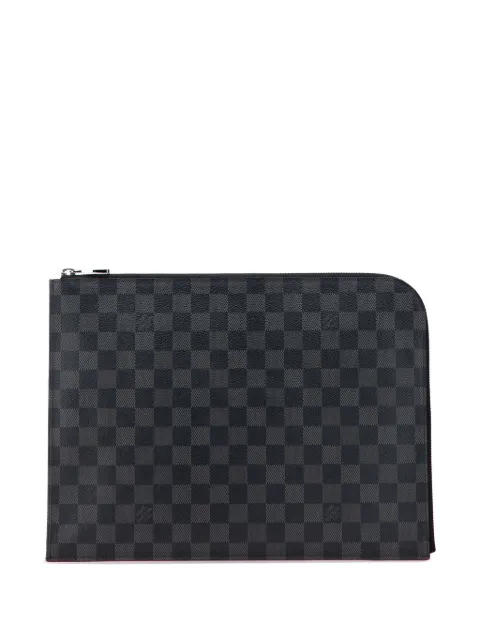 Louis Vuitton Pre-Owned 2016 Damier Graphite Pochette Jour GM clutch bag