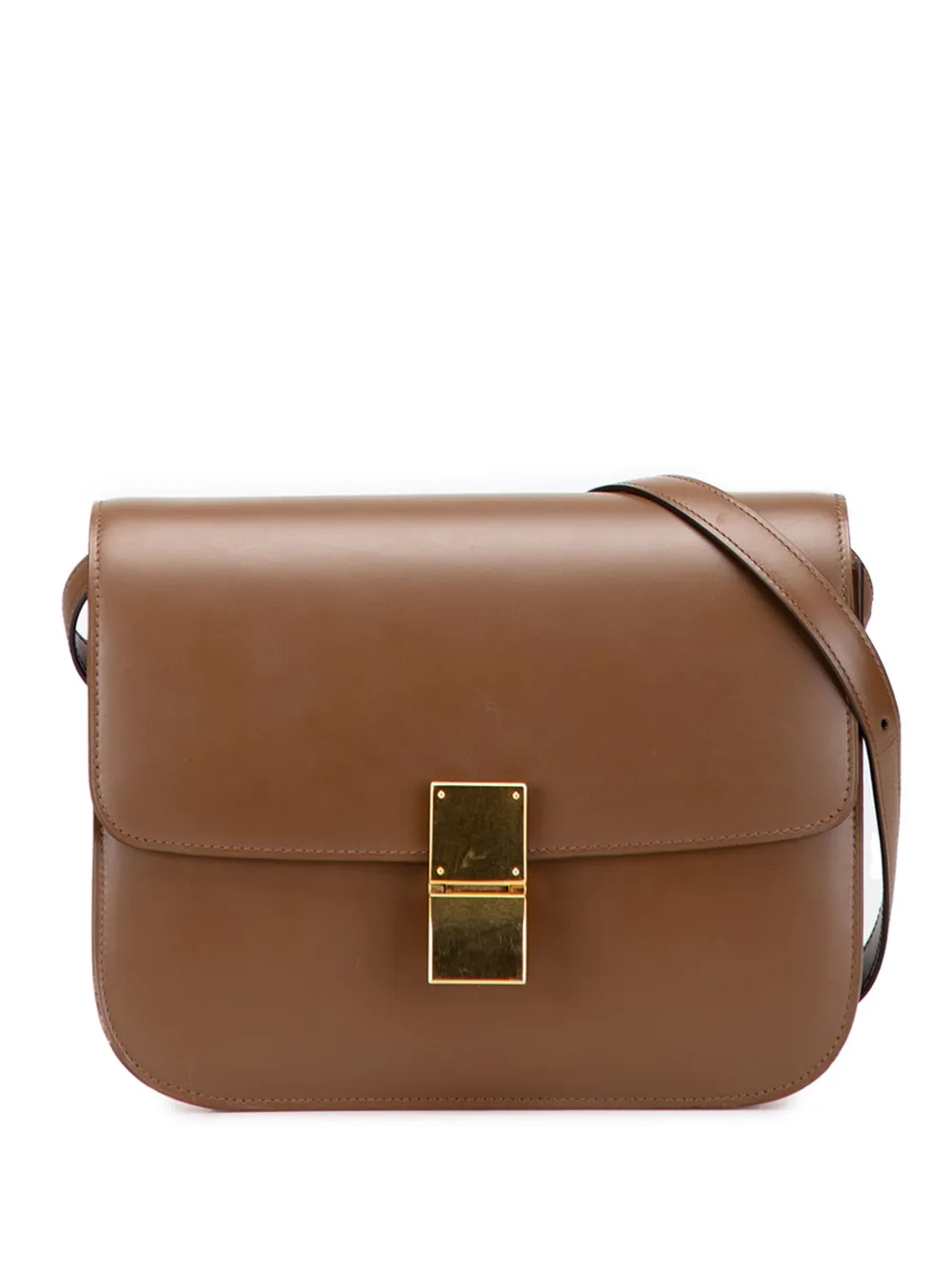 Céline Pre-Owned 2014 Medium Calfskin Classic Box crossbody bag - ブラウン Céline Pre-Owned 2014 Medium Calfskin Classic Box crossbody bag - ブラウン