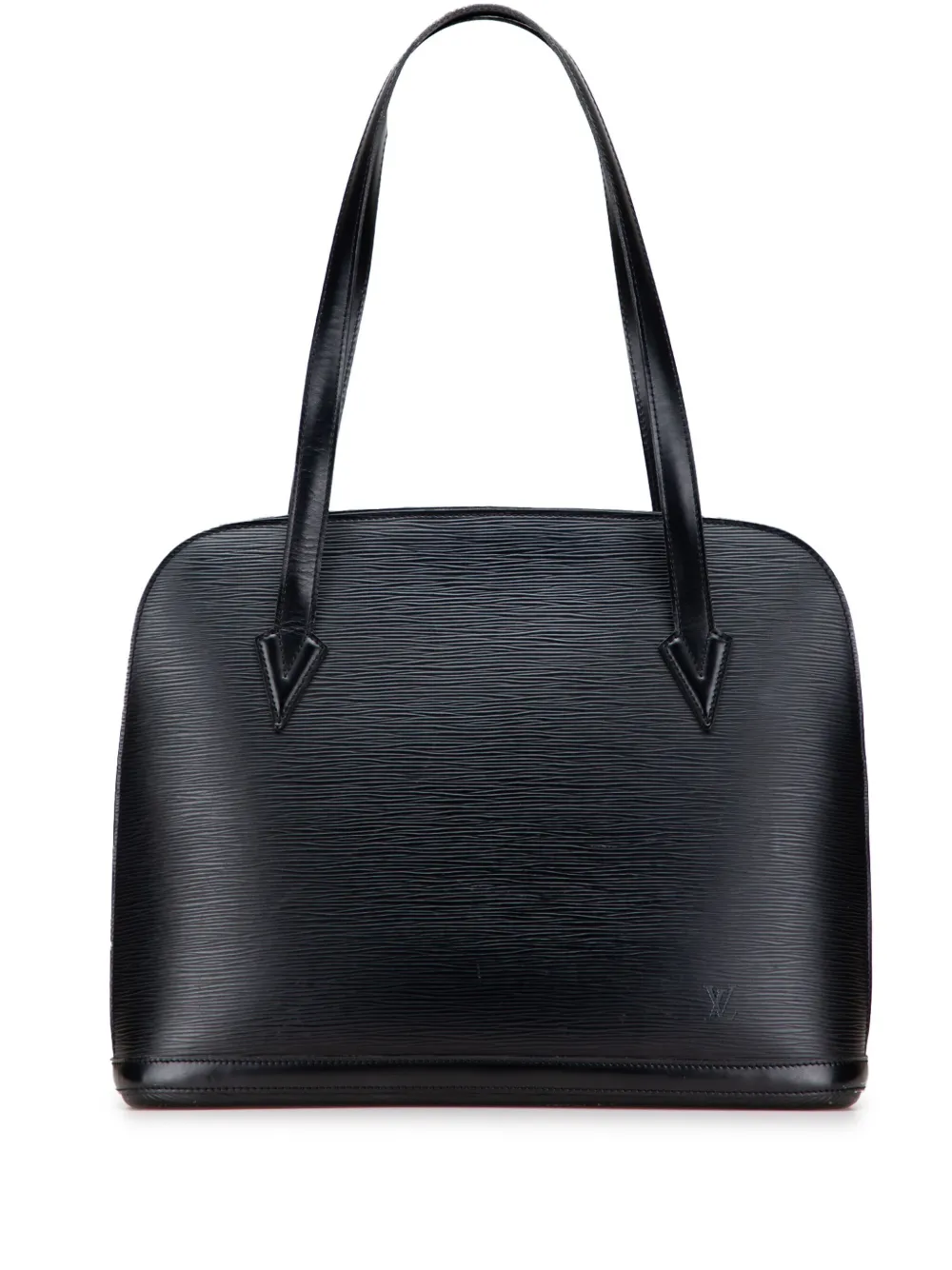 Louis Vuitton Pre-Owned 1996 Epi Lussac shoulder bag - ブラック Louis Vuitton Pre-Owned 1996 Epi Lussac shoulder bag - ブラック