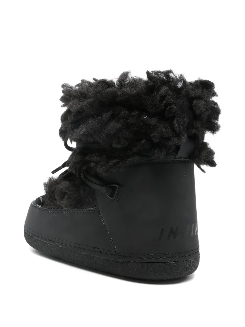 Inuikii Mountain Teddy Lace-up Boots In Black